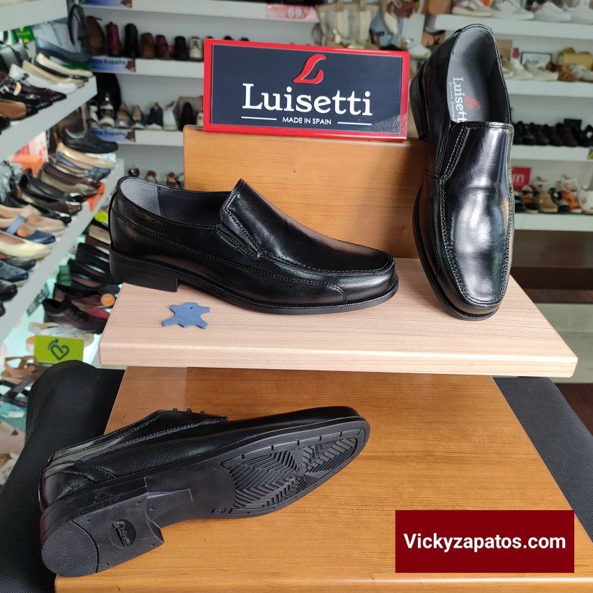 Zapato de Vestir Mocasin Todo Piel Hecho en España LUISETTÍ 19300