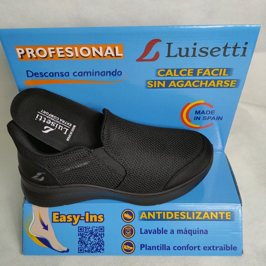 Deportiva Profesional Hombre LUISETTÍ 39811ST EASY – Calce Fácil y Suela Ultraligera