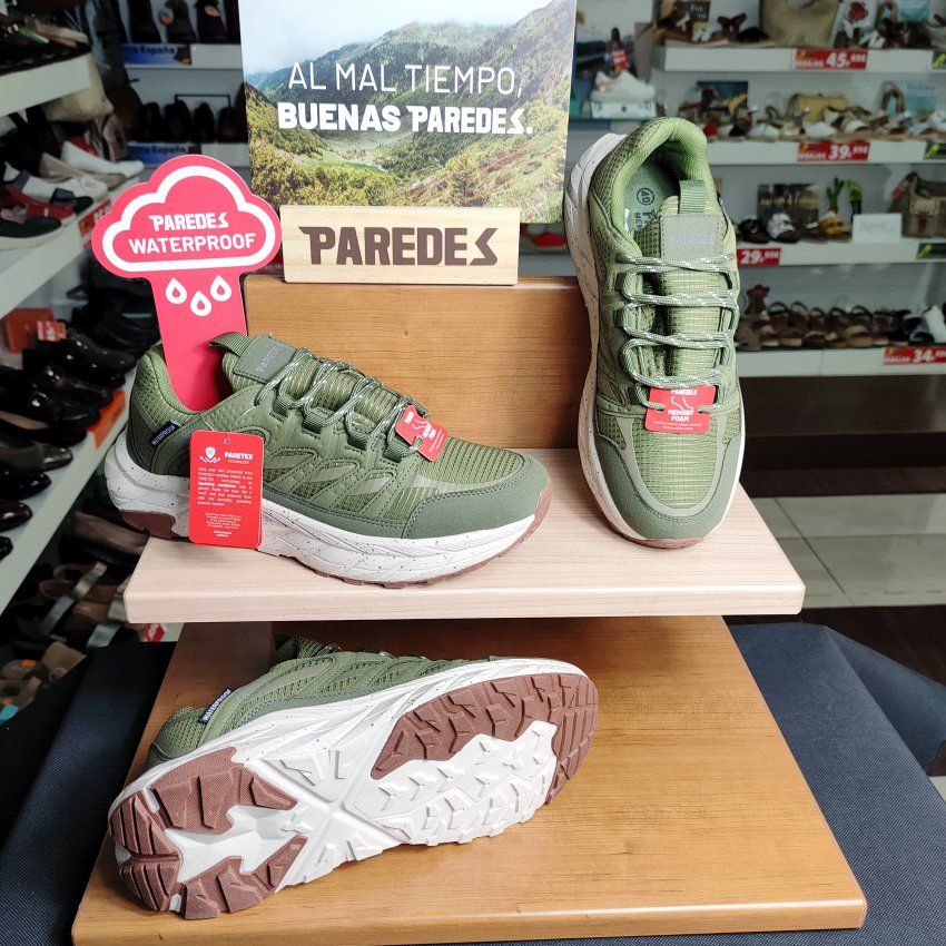 Paredes Insua LT25587 – Deportivo de trekking con membrana Waterproof y suela de tacos   VICKY  Zapatos