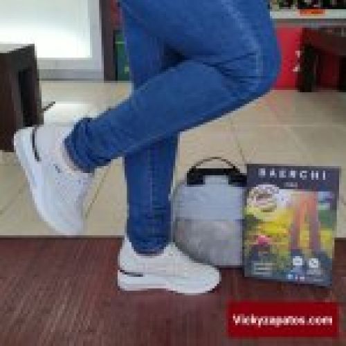 Deportivo de Cordón Casual En Piel BAERCHI WOMAN 39011 SIRI Hecho en España Primavera Verano 24 Coslada