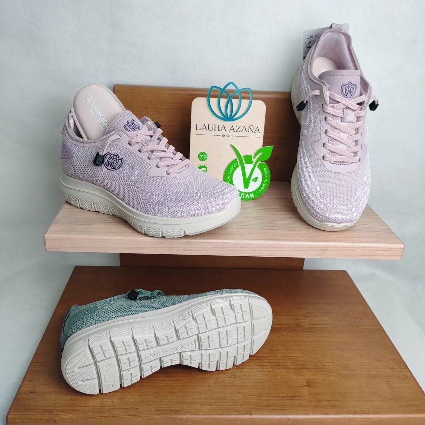 Deportiva LAURA AZAÑA LA24524 en Licra Adaptable con Plantilla Memory Foam Hecha en España