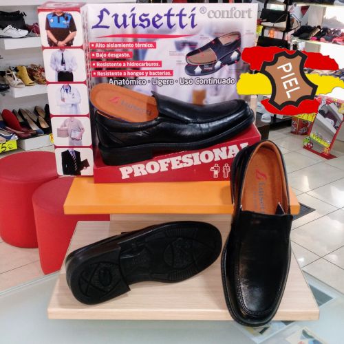 Zapato Mocasín Profesional Todo en Piel Coslada Hechos en España LUISETTÍ 0102