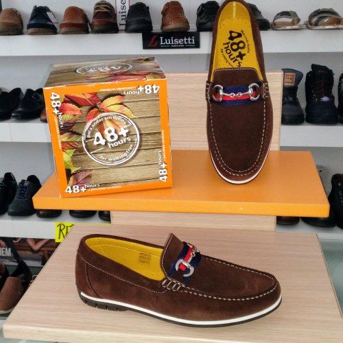 Mocasín de Piel Afelpada