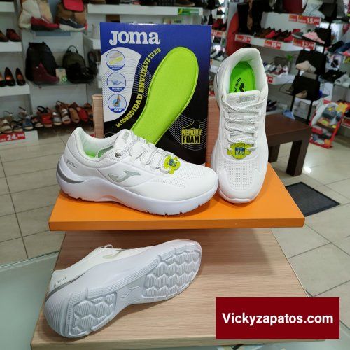 Deportiva de Tiempo Libre JOMA 400 LADY 2102 Blanco Nueva Colección