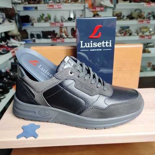 Luisetti 36224 – Deportivo casual de piel para hombre, plantilla Memory Foam  | VickyZapatos