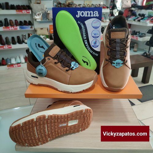 Zapatilla de lona o confort de caballero