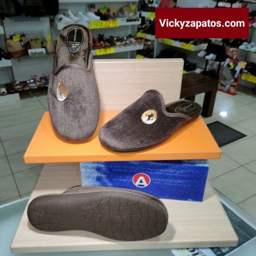 Zapatilla Zueco de Paño Clasica ALCALDE 10500 HECHAS EN ESPAÑA MADRID