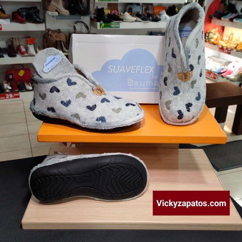 Zapatilla Confort en Botín con Plantilla Extraíble SUAVEFLEX BY BRUMA HECHAS EN ESPAÑA Coslada