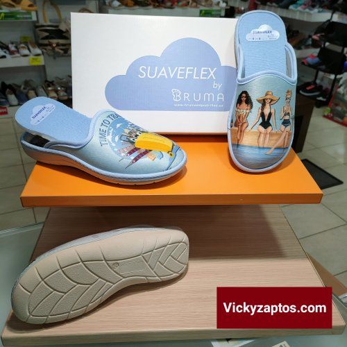 Zapatilla Confort Pala de Chicas Viajeras SUAVEFLEX BY BRUMA HECHAS EN ESPAÑA Coslada