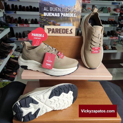Deportivo Casual Trek Vegano PAREDES LT25117 Marca España Moda y Confort Primavera Verano