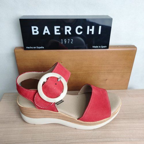 Sandalia de Piel con Velcro Ajustable BAERCHI WOMAN 40200 BOTICELI – Hecha en España