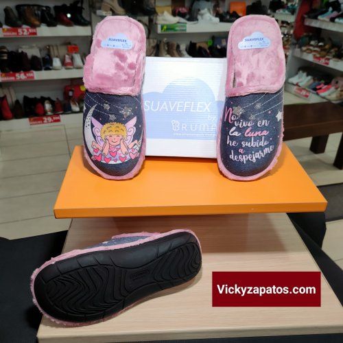 Zapatilla Confort Vivo en la Luna con Plantilla Extraíble SUAVEFLEX BY BRUMA HECHAS EN ESPAÑA Coslada