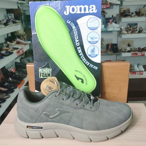Deportiva Casual con Memory Foam JOMA Daily Men 2523 Kakí | VICKYZAPATOS
