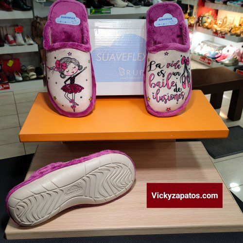 Zapatilla Confort Bailarina con Plantilla Extraíble SUAVEFLEX BY BRUMA HECHAS EN ESPAÑA Coslada