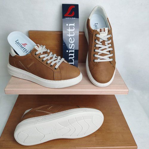 Deportivo Casual Luisetti 39100 Piel Nobuck Cuero Confort