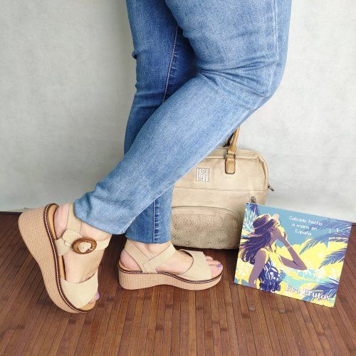 sandalia casual piel beige gel EvaFrutos 6509 1