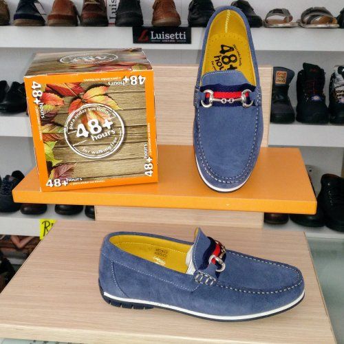 Mocasín de Piel Afelpada